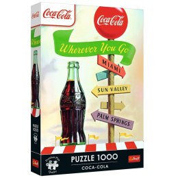 Puzzle - 1000 Premium Plus - Coca-Cola: Gdziekolwiek zmierzasz Trefl 12098