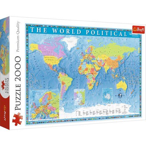 Puzzle - 2000 - Polityczna mapa świata 27099