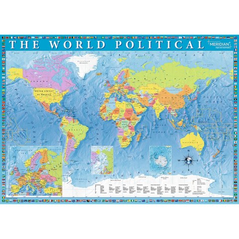 Puzzle - 2000 - Polityczna mapa świata 27099