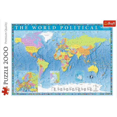 Puzzle - 2000 - Polityczna mapa świata 27099
