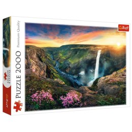 Puzzle - 2000 - Wodospad Haifoss, Islandia Trefl 27091