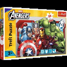 Puzzle 24 Maxi - Zawsze sprawiedliwi - Disney Marvel The Avengers Trefl 14378