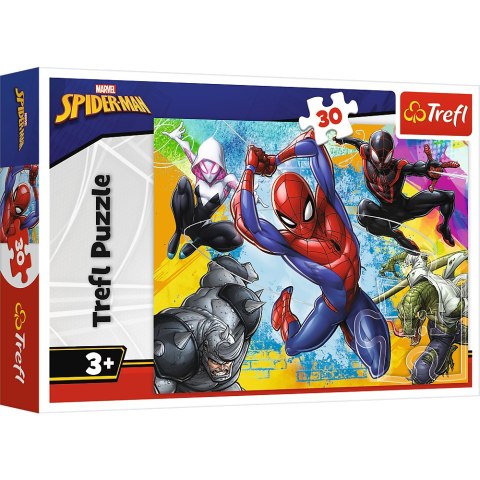 Puzzle 30 - Kolory Spider-Man"a - Disney Marvel Spiderman Trefl 18307