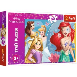 Puzzle - 30 - Piękny dzień księżniczek - Disney Princess Trefl 18308