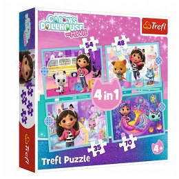 Puzzle - 4w1 -Przygoda Gabby - Gabby