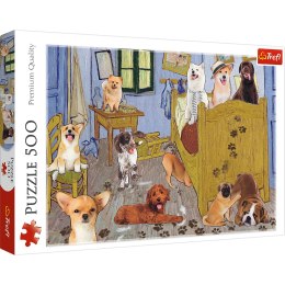 Puzzle - 500 - Pokój van Gogha Psia Rewolucja Trefl 37539