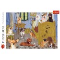 Puzzle - 500 - Pokój van Gogha Psia Rewolucja Trefl 37539