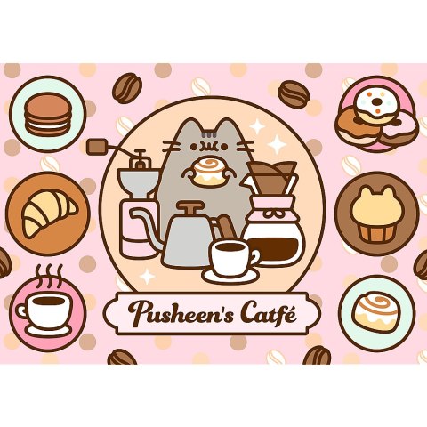 Puzzle - 500 - Pusheen w kawiarni Trefl 37528