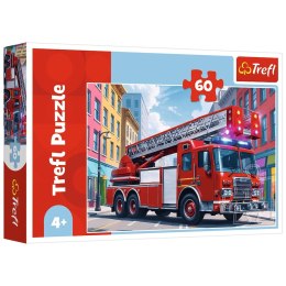 Puzzle 60 - Wóz strażacki Trefl 17405