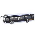 Autobus Metalowy Miejski Światła Dźwięk 1:42 Biały