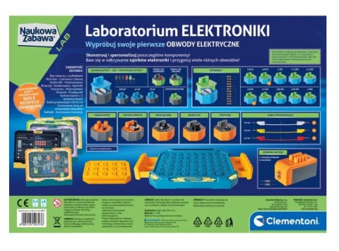 Naukowa Zabawa Laboratorium Elektroniki Clementoni 50727 Naukowa Zabawa Laboratorium Elektroniki Clementoni 50727
