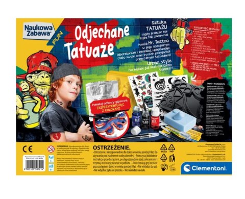 Naukowa Zabawa Odjechane Tatuaże Clementoni 50721 Naukowa Zabawa Odjechane Tatuaże Clementoni 50721