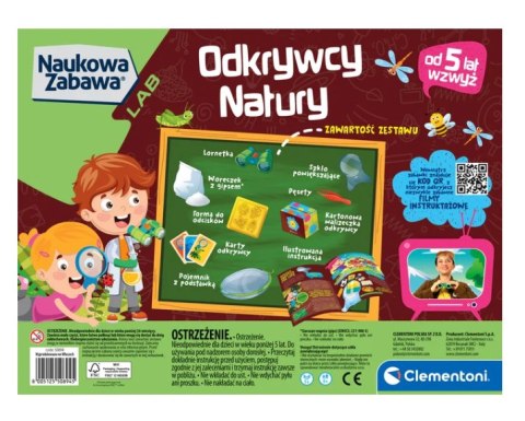 Naukowa Zabawa. Odkrycia Natury. Lab. Junior Clementoni 50714 Naukowa Zabawa. Odkrycia Natury. Lab. Junior Clementoni 50714