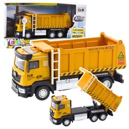 Samochód Budowlany Ciężarówka Wywrotka Żółta