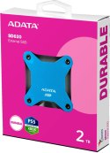 Adata Zewnętrzny dysk SSD SD620 2TB U3.2A 520/460 MB/s Blue