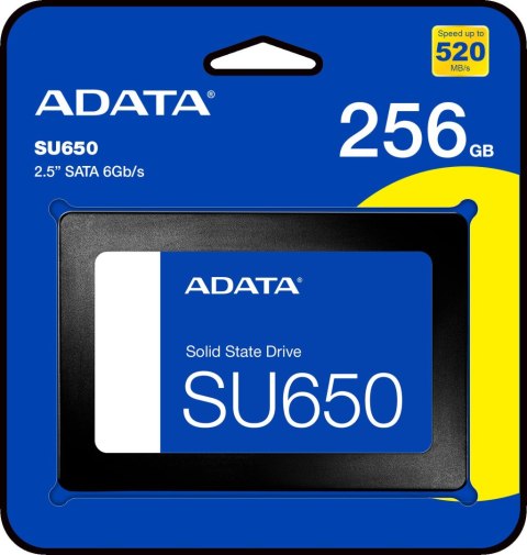 Dysk SSD Adata Ultimate SU650 256GB M.2 TLC 3D 2280 SATA