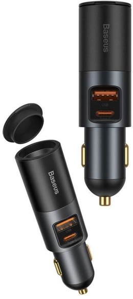 ŁADOWARKA SAMOCHODOWA Baseus Share Together 120W 3A 1x USB-A 1x USB-C PD 30W QC 4.0+