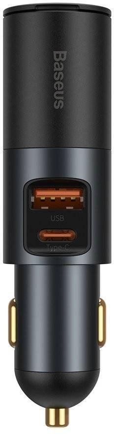 ŁADOWARKA SAMOCHODOWA Baseus Share Together 120W 3A 1x USB-A 1x USB-C PD 30W QC 4.0+ ŁADOWARKA SAMOCHODOWA Baseus Share Together 120W 3A 1x USB-A 1x USB-C PD 30W QC 4.0+