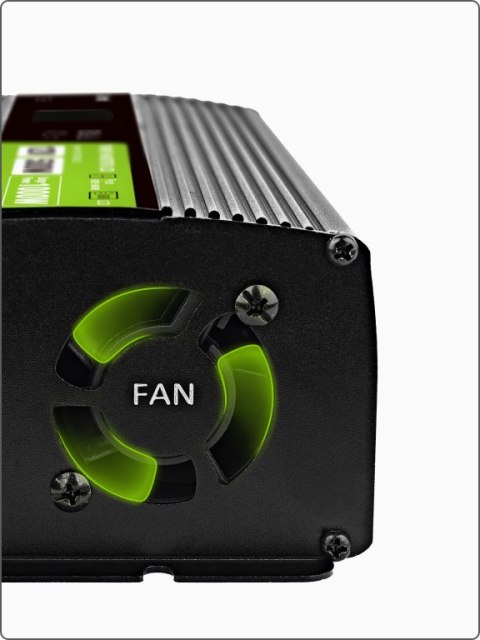 PRZETWORNICA NAPIĘCIA Green Cell PowerInverter LCD 12V / 230V 500W/1000W CZYSTA SINUSOIDA PRZETWORNICA NAPIĘCIA Green Cell PowerInverter LCD 12V / 230V 500W/1000W CZYSTA SINUSOIDA