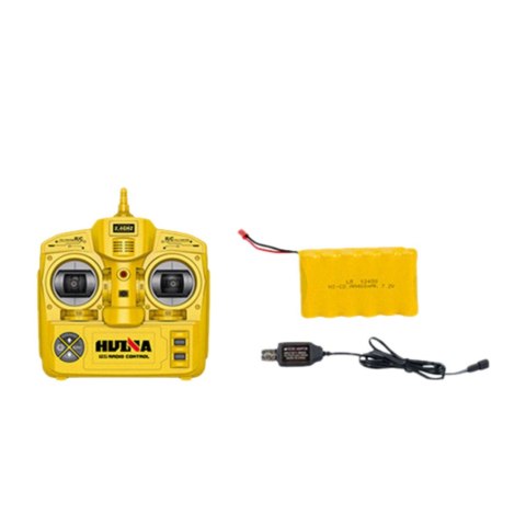 Wózek Widłowy Zdalnie Sterowany Metalowy Żółty 1:10 R/C