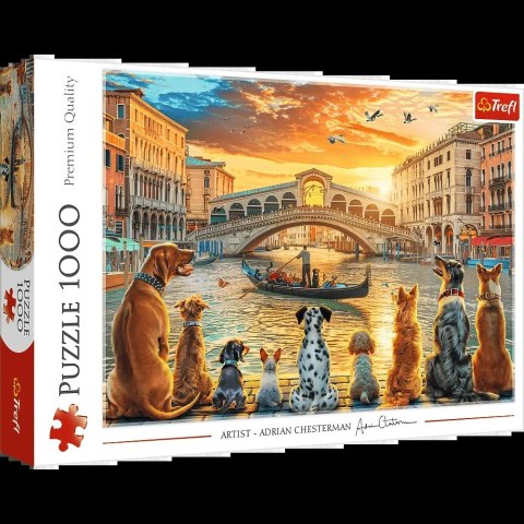Puzzle - 1000 - Pieski w Wenecji - Trefl 10944
