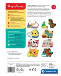 Puzzle Mali Przyjaciele Zwierzątka Farma Uczę się Bawiąc Język Polski Clementoni 50761