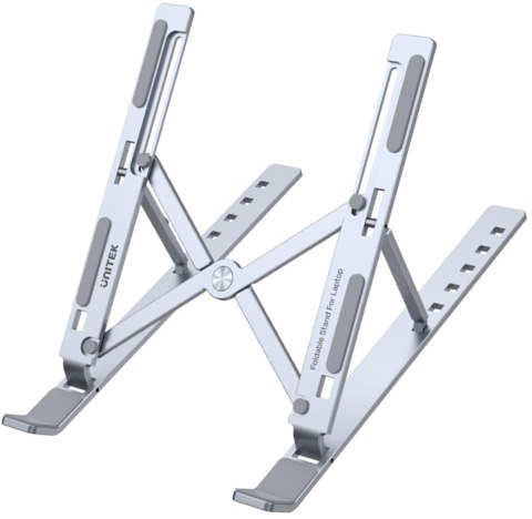 Unitek Podstawka pod laptopa, składana, aluminium