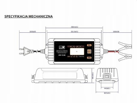 Inteligentna Ładowarka akumulatorowa 12V / 24V MW-SC6B Inteligentna Ładowarka akumulatorowa 12V / 24V MW-SC6B