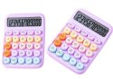 Kalkulator Fioletowy Biurowy Nauka Wielofunkcyjny Kolorowy Elektroniczny