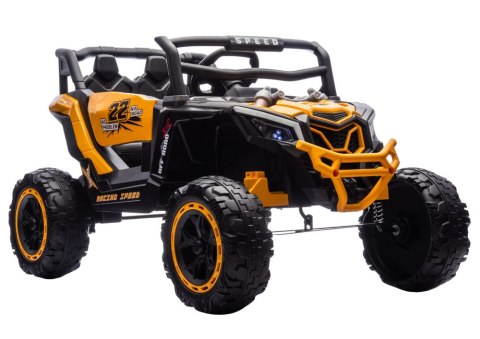 Pojazd na akumulator M2 Żółty 4x4 Pojazd na akumulator M2 Żółty 4x4