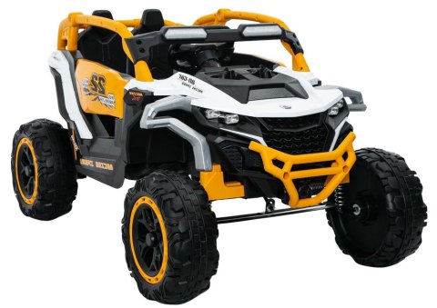 Pojazd na akumulator M3 Żółto-Biały 4x4 Pojazd na akumulator M3 Żółto-Biały 4x4