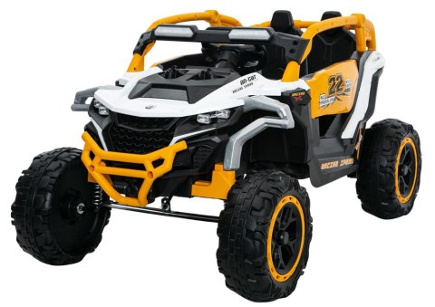 Pojazd na akumulator M3 Żółto-Biały 4x4 Pojazd na akumulator M3 Żółto-Biały 4x4