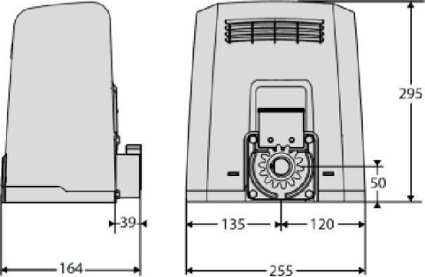 Zestaw BFT DEIMOS BT B600 KIT EE do 600kg bram przesuwnych