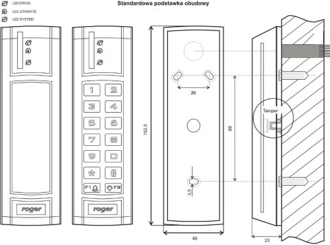 Kontroler dostępu ROGER PR312EM