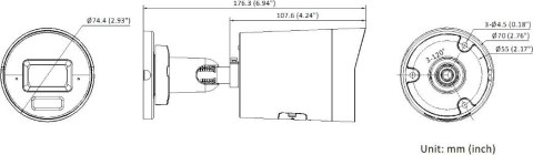 Kamera IP Hikvision DS-2CD2083G2-LI2U/SL 2.8mm PL