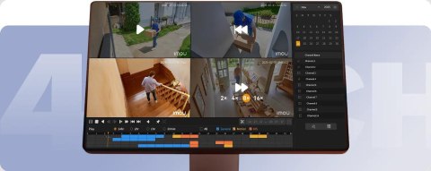 Rejestrator IP Imou NVR-N110W-8A0E Wi-Fi 10- kanałowy