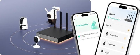 Rejestrator IP Imou NVR-N110W-8A0E Wi-Fi 10- kanałowy