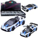 Samochód Sportowy Wyścigowy Metalowy Napęd Otwierane Drzwi Biały 1:32
