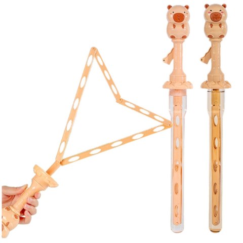 Bańki Mydlane Duża Różdżka Rozkładana Kapibara 49,5 cm 100 ml