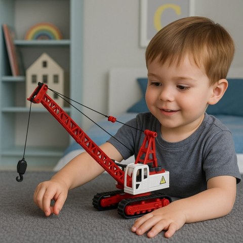 Dźwig Gąsienicowy Kratownicowy Regulacja Światła Dźwięki Metalowy