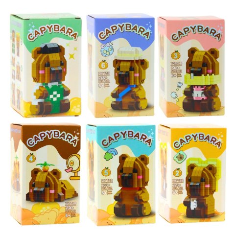 Klocki Konstrukcyjne Kapibara Figurka 3D 204 - 263 el.