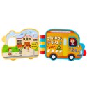 Książeczka Edukacyjna Interaktywna Pojazdy Światła Dźwięki Ruchome Elementy