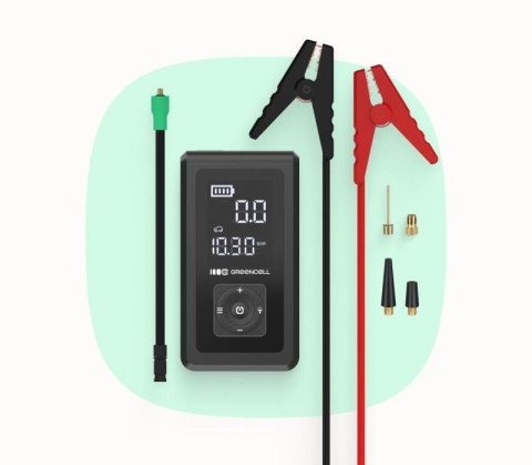 POWERBANK ROZRUSZNIK KOMPRESOR Green Cell PowerBoost Air Car Jump Starter 8000mAh 1000A 150PSI POWERBANK ROZRUSZNIK KOMPRESOR Green Cell PowerBoost Air Car Jump Starter 8000mAh 1000A 150PSI