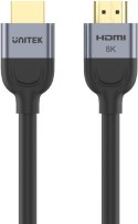 Unitek Kabel HDMI 2.1 8K 60Hz, czarny, 2m Unitek Kabel HDMI 2.1 8K 60Hz, czarny, 2m