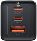Ładowarka sieciowa Baseus GaN 5 Pro Fast Charger CCGP120201 65W 1x USB-A 2x USB-C PD 3.0 QC 4.0 + kabel USB-C Ładowarka sieciowa Baseus GaN 5 Pro Fast Charger CCGP120201 65W 1x USB-A 2x USB-C PD 3.0 QC 4.0 + kabel USB-C