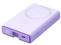 Powerbank Joyroom JR-PBM01 10000mAh 20W 1x USB-C 2x Lightning fioletowy + kabel Powerbank Joyroom JR-PBM01 10000mAh 20W 1x USB-C 2x Lightning fioletowy + kabel