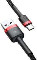 KABEL USB-A / USB-C Baseus Cafule CATKLF-B91 100cm 3A QC 3.0 CZARNO-CZERWONY W OPLOCIE KABEL USB-A / USB-C Baseus Cafule CATKLF-B91 100cm 3A QC 3.0 CZARNO-CZERWONY W OPLOCIE