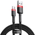 KABEL USB-A / USB-C Baseus Cafule CATKLF-B91 100cm 3A QC 3.0 CZARNO-CZERWONY W OPLOCIE KABEL USB-A / USB-C Baseus Cafule CATKLF-B91 100cm 3A QC 3.0 CZARNO-CZERWONY W OPLOCIE