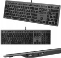 Klawiatura przewodowa A4tech FStyler FX60H White Backlit Klawiatura przewodowa A4tech FStyler FX60H White Backlit