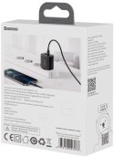 ŁADOWARKA SIECIOWA Baseus Compact Quick Charger CCXJ-B01 20W 1x USB-A 1x USB-C PD 3.0 QC 3.0 CZARNA ŁADOWARKA SIECIOWA Baseus Compact Quick Charger CCXJ-B01 20W 1x USB-A 1x USB-C PD 3.0 QC 3.0 CZARNA